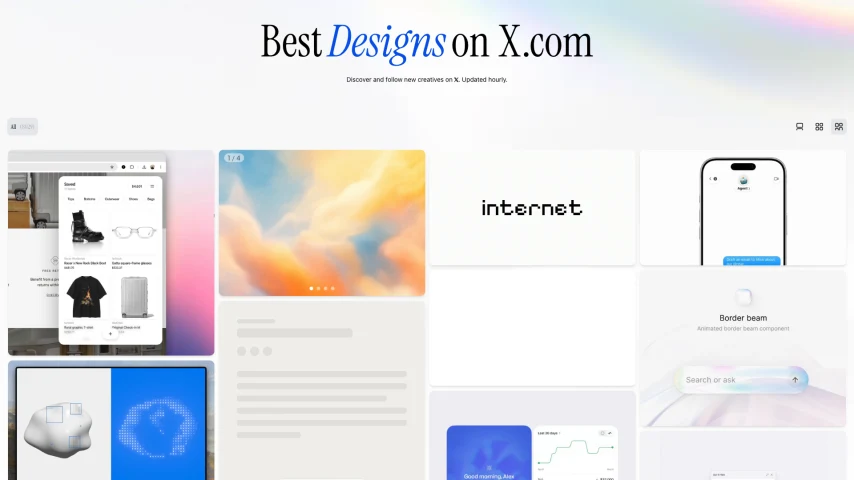 Best Designs on X.com 预览