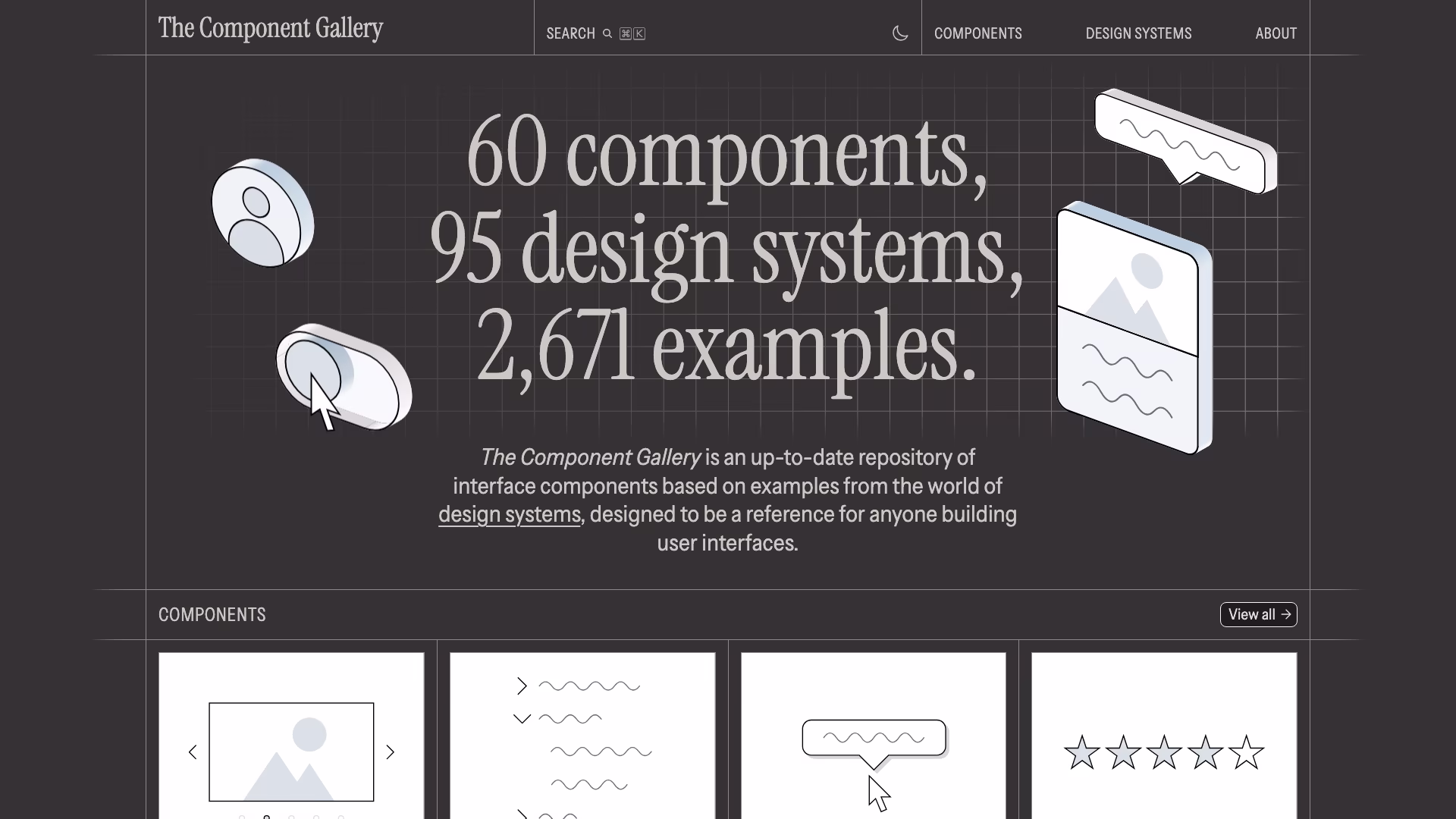 Component Gallery 截图