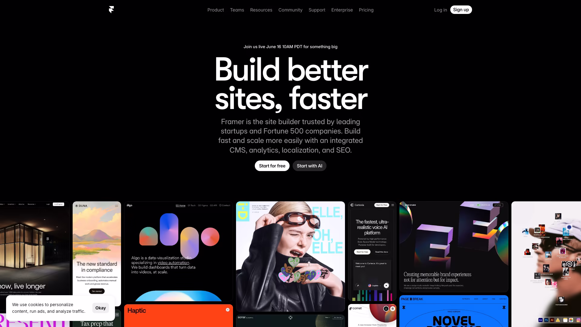 Framer 截图